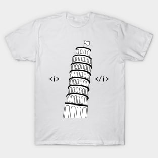 Italic Pisa T-Shirt